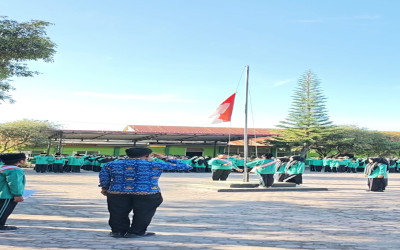 Memperingati Hari Anak Nasional (HAN), MTsN 1 Bener Meriah adakan upacara bendera
